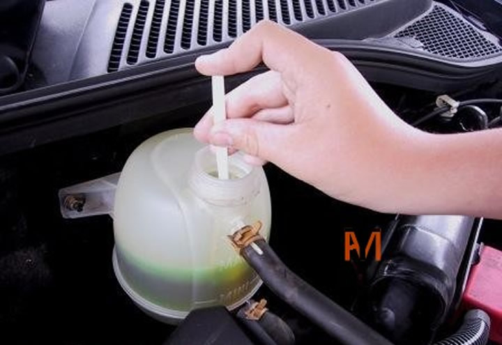 Checking antifreeze